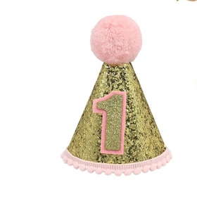 Bandeau de princesse scintillant et doré pour fête prénatale fille et garçon, fournitures pour fête prénatale, 1er <span class=keywords><strong>anniversaire</strong></span> - Product Image 4