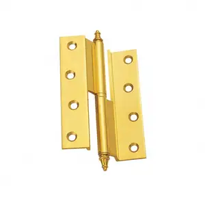 Ball Bearing Bending Brass Door Hinges With Tower Tip