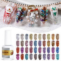 Missgel Glitter Gel Professionnel Fournitures De Gros UV Led Naturel Ensemble De En Gel Permanent Vernis Ongles
