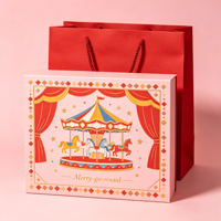 Boîtes d'emballage personnalisées imprimées pour commandes de marques privées, emballages cadeaux saisonniers avec logo, illustrations et graphismes