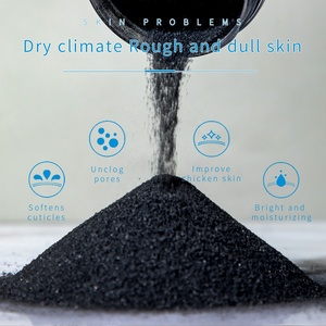 Gommage au charbon actif OEM, nettoyage en profondeur du corps et du visage, exfoliant, éliminateur de points noirs, gommage <span class=keywords><strong>d</strong></span>étoxifiant pour peaux grasses, marque privée - Product Image 4