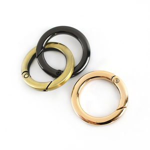 MeeTee BF172 16-38mm fil plat anneau ouvert accessoires de bagage fermoir Snap porte-clés matériel sac à main sangle ressort O anneau boucles - Product Image 5