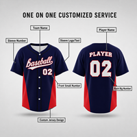 Jersey Baseball Putih dengan Garis Merah Marun Kustom untuk Pria Seragam Tim Klub Grosir dengan Logo, Nama, Nomor, dan Pola Kustom