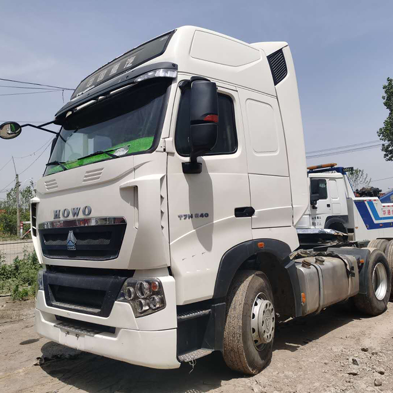 Sinotruk-camión Tractor T7 6x4 371hp 420hp, camión chino de segunda mano