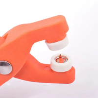 Kit d'accessoires de couture DIY pour vêtements, 50 pièces/ensemble, avec boutons-pression métalliques et pinces pour l'installation de boutons, produit de couture
