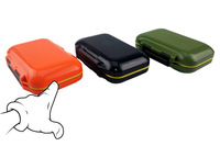 Boîte de rangement rigide en plastique étanche portable pour matériel de pêche 20x11.5cm en PP, pour leurres et hameçons, avec logo personnalisé OEM, pour rivière et ruisseau, vente en gros