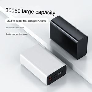 PD20w 초고속 충전 전원 은행 30000mah 듀얼 USB TYPE-C 양방향 충전 22.5W 휴대용 20000mah <span class=keywords><strong>Powerbank</strong></span> 10000 mah - Product Image 2