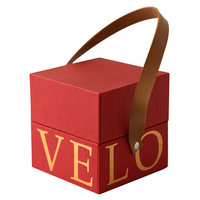 Boîte cadeau de mariage en papier, décorations de mariage, boîte à bonbons en papier gaufré faite à la main, carrée, rouge, pour la Saint-Valentin, boîte cadeau de mariage en papier pour bonbons