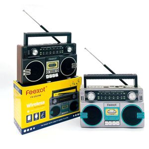 Radio <span class=keywords><strong>Bluetooth</strong></span> <span class=keywords><strong>Portatile</strong></span> FEEXOT FX-2509B, Riproduzione FM/USB/TF, Ricarica Type-C, Design Retrò - Product Image 1