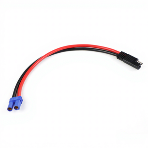 红色 <span class=keywords><strong>2</strong></span> 针 SAE 连接器转 EC5 F/M 插头电源线，适用于家用电器电缆线，10AWG PVC 300mm，适用于汽车电机、太阳能电池板、电池 - Product Image 5