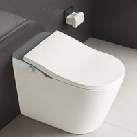 2025 Ultra mince intelligent intelligent toilette autonettoyant UV buse télécommande bol allongé nouvelle couleur commode toilette électrique