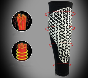 Running Cycling Leg <strong>Compression</strong> Socks Shin <strong>Splint</strong> Calf Guard Calf <strong>Compression</strong> Sleeve - Product Image 4