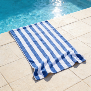 Toallas de Playa Personalizadas 100% Algodón de Secado Rápido, Libres de Arena, con Logotipo Personalizado, Personalización para Piscina, Cabana, Toallas de Playa con Rayas - Product Image 4