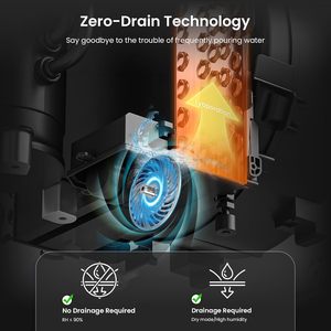 Aire Acondicionado Portátil Zafro de 10000 Btu con Control Remoto y por Aplicación para Refrigeración del Hogar - Product Image 4