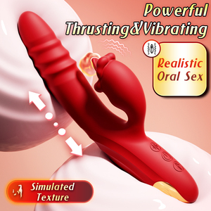 Vibratore a Forma di Coniglio per Donne, Stimolatore Clitorideo e Punto G, Ricaricabile, Vibratore per Capezzoli e Anale, Giocattolo Sessuale per Coppie - Product Image 6
