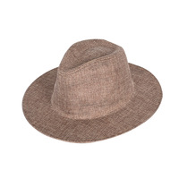 Topi Pria Musim Panas Gaya Inggris Berkualitas Premium, Model Formal Bertepi Lebar, Bahan Bernapas, Dapat Disesuaikan