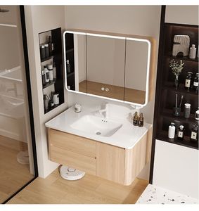 Vanities Set Bathroom Furniture and Sink <b>Mirror</b> Hotel Luxury Design Vanity Basin Modern Marble - Product Image 5