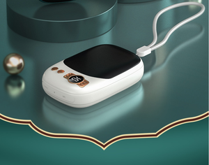 5V 2.1A display A LED della ragazza scaldino della mano banca di potere 10000mah - Product Image 2