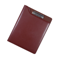 Carpeta organizadora de archivos de cuero a4, estuche rígido con carpeta, presentación personalizada
