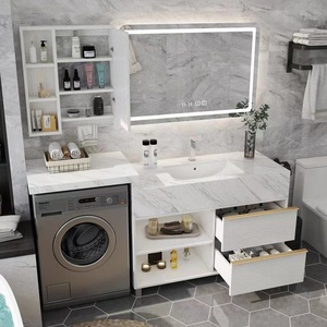 Saving Space Furniture Apartment Washing Machine Laundry Sink Bathroom Cabinet Vanity - Product Image 2