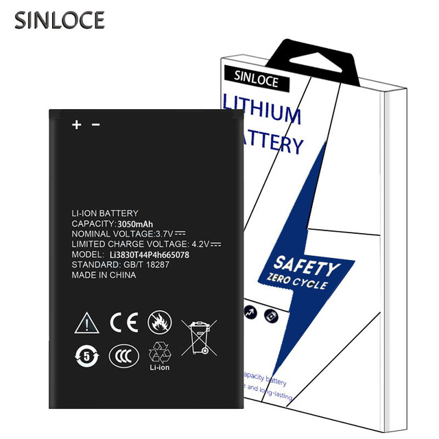 Battery High Quality Battery for ZTE Li3830T44P4h665078 3050mAh U10S PRO Wifi 6 Wireless Router Batteries