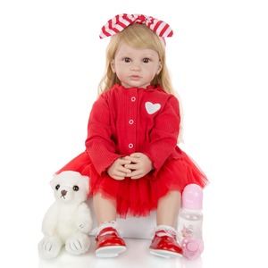 Lovely Baby Reborn Doll Vinilo de silicona 24 pulgadas Princess Toddler <span class=keywords><strong>Bebe</strong></span> Reborn Dolls para jugar Housetoy - Product Image 5