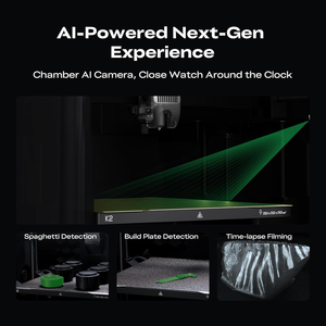 Impresora 3D K2 Pro FDM con Velocidad de hasta 350 mm/s, Nivelación Automática, Nueva con 1 Año de Garantía, WiFi, para Uso Industrial y Doméstico - Product Image 6