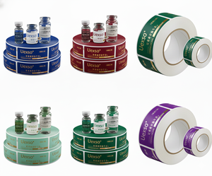 Adesivi Olografici 3D Lucidi/Opachi Personalizzati per Bottiglie e Flaconi in Vetro Premium, <span class=keywords><strong>Etichette</strong></span> in <span class=keywords><strong>PVC</strong></span> Impermeabili con Forte Adesività - Product Image 6