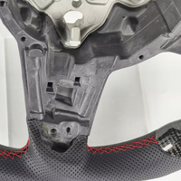 Für VW Golf 7 7.5 GTI Ohne Knopf Carbon-Faser Auto-Lenkrad
