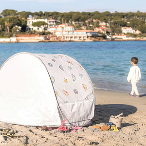 Vente en gros de <span class=keywords><strong>tente</strong></span> de plage pour bébé <span class=keywords><strong>anti</strong></span>-<span class=keywords><strong>UV</strong></span> avec protection solaire pour 2 personnes, avec sac de transport et bandoulière pour les activités de plein air, les parcs et le camping - Product Image 3