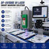 Nouvelle machine de marquage laser UV 5W à refroidissement par eau, type portique, avec écran tactile, mise au point automatique, haute vitesse, prend en charge DXF/AI, industrielle