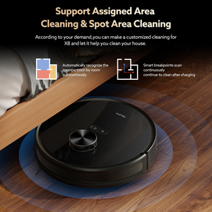 OEM GX8 Robot Vacuum Cleaner LiDAR Navigation 4000Pa Suction Dock App and Voice Control Smart Vacuum <b>Mop</b> - Product Image 4