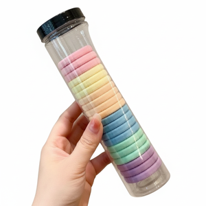 Vendita calda di tendenza moda pastello nastro di raso in velluto acrilico corda per le ragazze dolce per bambini accessori all'ingrosso - Product Image 2