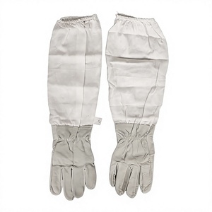 ถุงมือป้องกันการบาดแบบยาวพิเศษ ป้องกันการบาดได้ดี สีขาว - Product Image 1