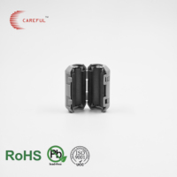 Filtro EMI de Núcleo de Ferrita Dividido SCRC 90B, Supresor de Ruido para Cable de Dispositivos Pequeños, Diámetro Interior de 9 mm