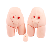 Simulador de Cateterización Uretral Masculina/Femenina, Material de PVC, Modelo Anatómico de Tamaño Real Humano
