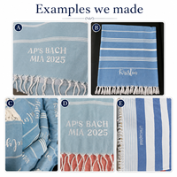 Serviette de plage 100% coton écologique hypoallergénique, fabrication directe usine OEM, logo personnalisé brodé, marque privée, 100x180cm, pour la vente en gros