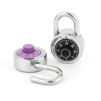 Cadenas à combinaison à cadran 50 mm pour bagages, 3 chiffres, en alliage de zinc, antivol