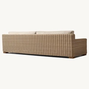 Ensemble de canapés d'extérieur en rotin haut de gamme au prix d'usine, s'adaptant au style sophistiqué des villas, des jardins et des terrasses - Product Image 6