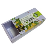 SP934 Hochwertige Geschenkverpackungsbox aus recyceltem Elfenbeinkarton mit Schiebefach für Tee, Süßigkeiten und Schokolade