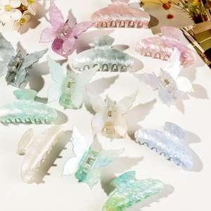 بسعر الجملة أكريليك لطيف ، عرض ساخن ، مقطع فراشة خرافية فائقة ملونة من الأكريليك ، مقطع فراشة - Product Image 1