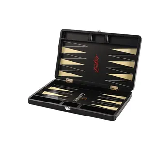 Günstige Holz Dichte Board Backgammon Set Reise tragbare Backgammon 36*24cm Kinder Erwachsene Backgammon Spiel