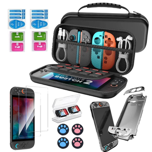 Kit de Protección para Consola Nintendo <span class=keywords><strong>Switch</strong></span> 2 NS2, Funda Protectora de Silicona con Agarres para <span class=keywords><strong>Joystick</strong></span>, Accesorios - Product Image 4
