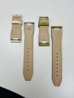 Bracelet de montre sport en cuir suédé Premium Ming Fung CFS2-Pilot 21mm, pièce d'extrémité, bracelet de remplacement de luxe pour chronographe de pilote avec ardillon