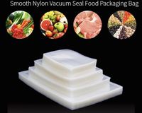 Sachets en nylon transparents pour aliments secs, céréales, imprimés sur mesure, scellés sur 3 côtés, qualité alimentaire, emballage sous vide