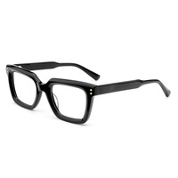 Lunettes de vue en acétate épais de qualité supérieure, verres sur ordonnance personnalisés, montures optiques carrées, lunettes pour hommes et femmes