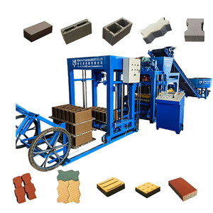 Sepenuhnya otomatis beton bangunan blok bata mesin pembuat blok semen membuat mesin - Product Image 1