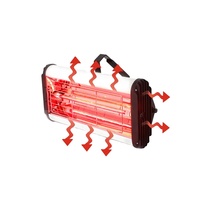 Lámpara de curado de pintura infrarroja de 1200W para secado, secador de pintura caliente, lámpara de calefacción, lámpara infrarroja, cabina de pintura en aerosol de onda corta