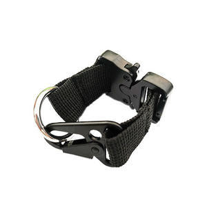 Logo personnalisé de haute qualité en nylon sangle crochet porte-clés sac tactique porte-clés suspendu <span class=keywords><strong>mousqueton</strong></span> avec boucle à dégagement rapide - Product Image 3