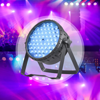 Projecteur LED RGB 54*3W 3-en-1 DMX512 IP20 CRI80 en aluminium pour DJ, mariages et éclairage de scène